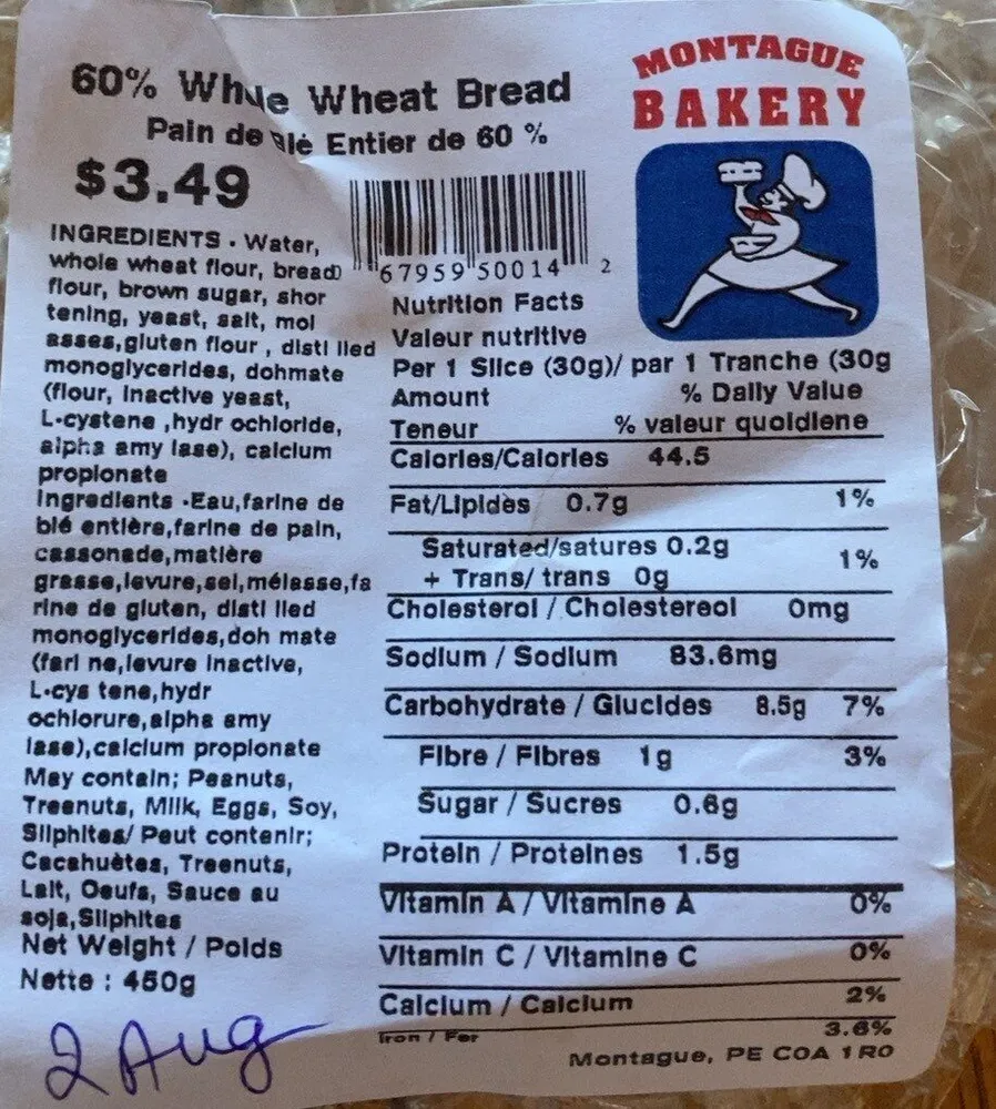 Whole Wheat Bread