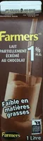 Lait partiellement écrémé au chocolat