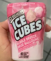 Ice cubes bubble