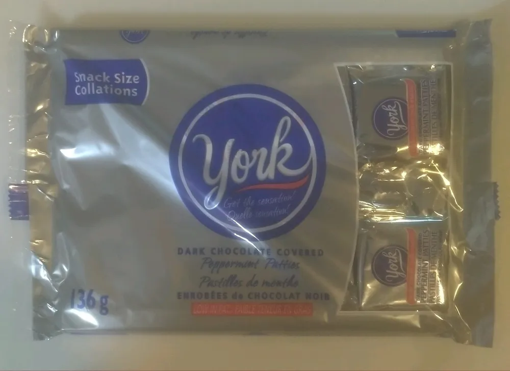 Snack Size Dark Chocolate Covered Peppermint Patties