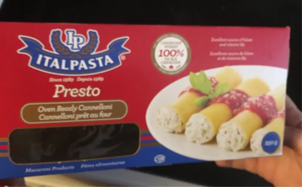 Cannelloni pret au four