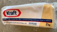 Tranches ruban de fromage coloré