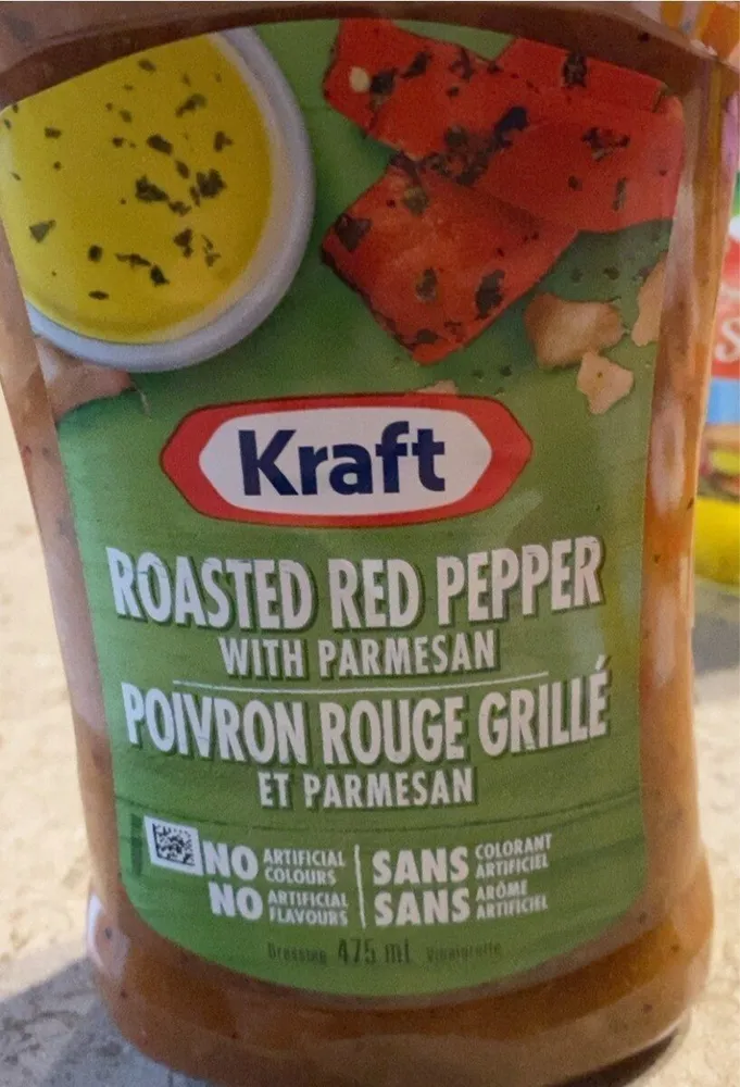 Poivron rouge grillé et parmesan