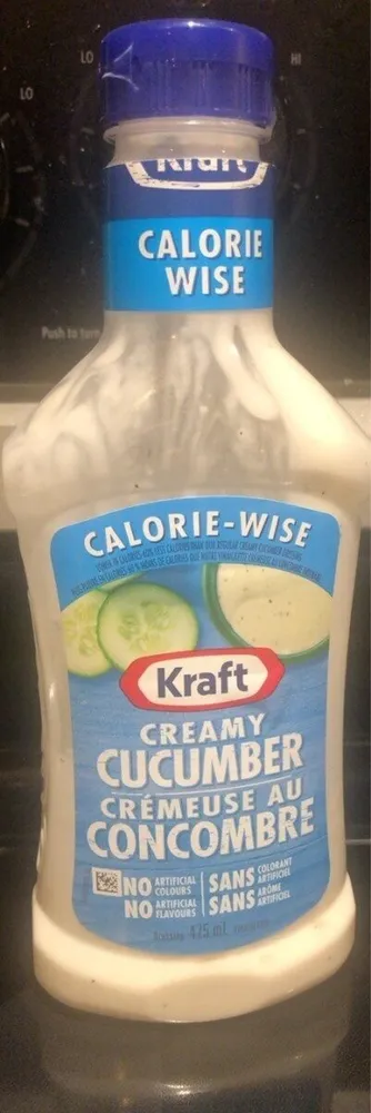 Vinaigrette crémeuse au concombre