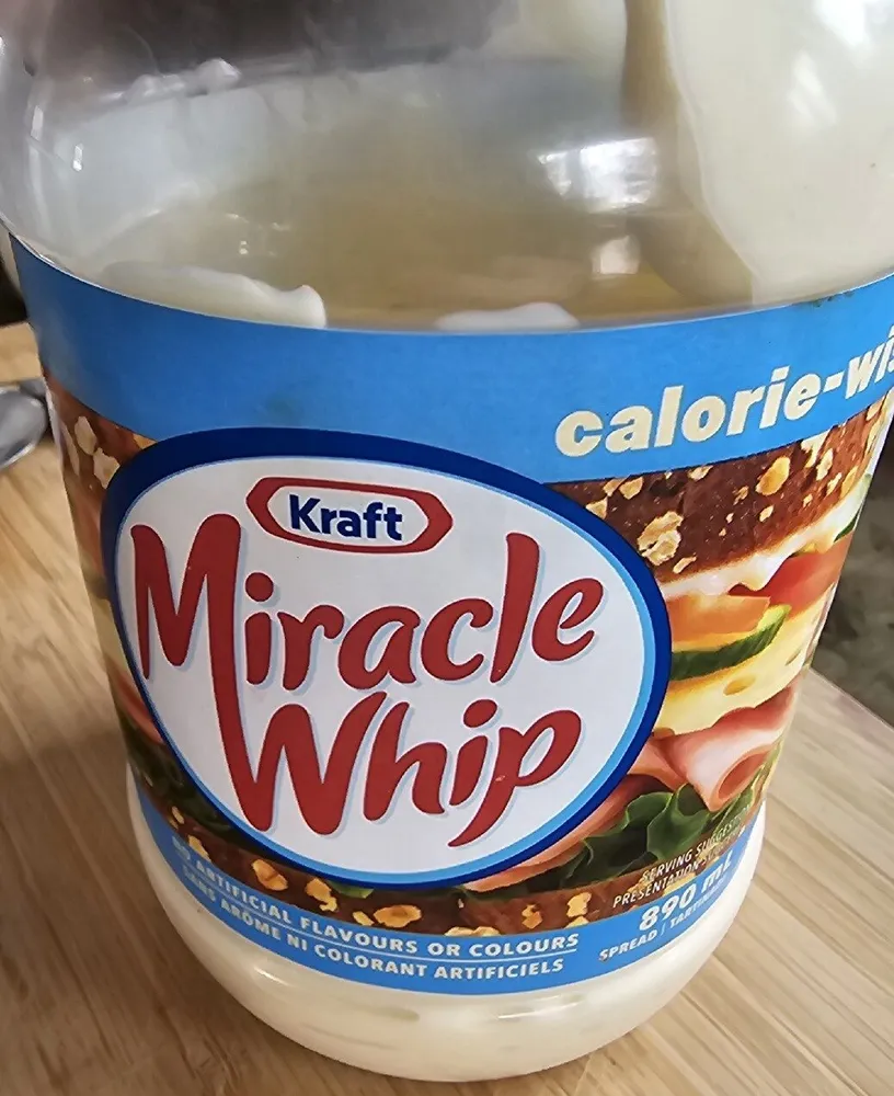 Sauce à Salade Miracle Whip Calorie-wise