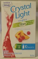 Raspberry Peach Low Calorie Drink Mix with Fibre