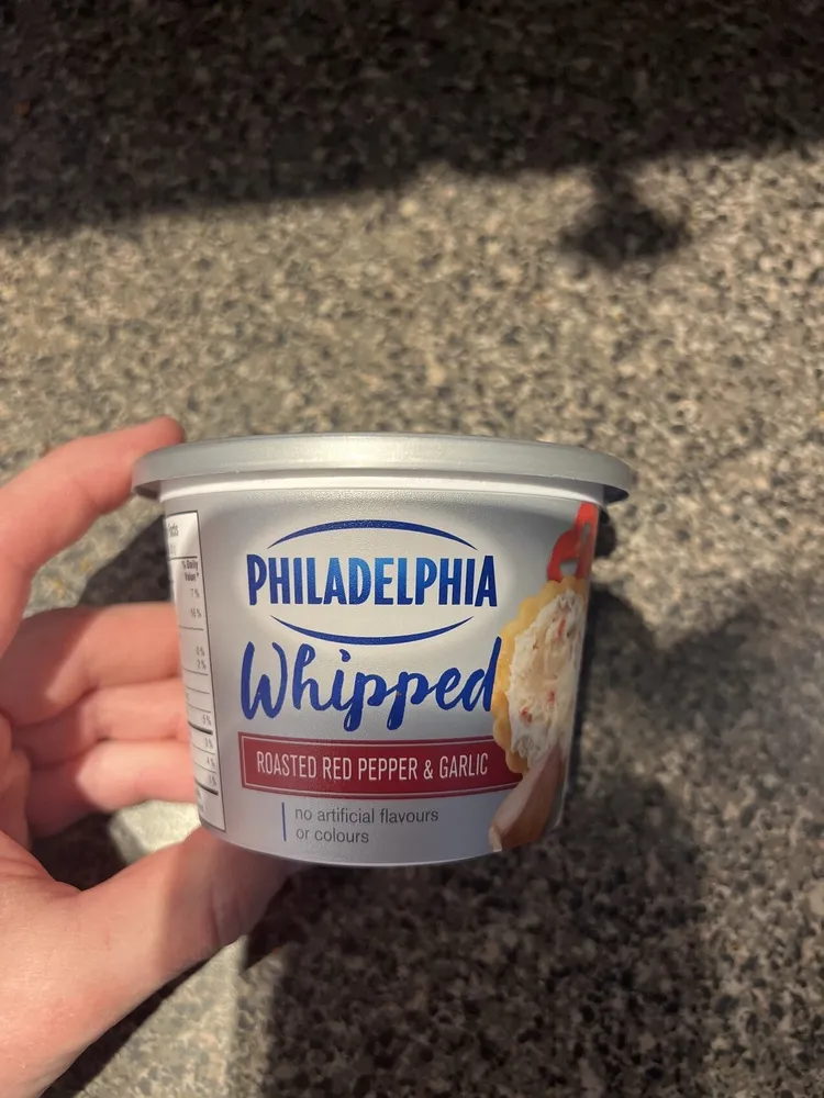 Whipped roasted red pepper & garlic