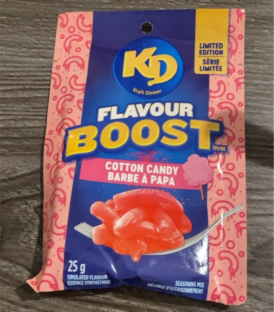 Flavour boost cotton candy