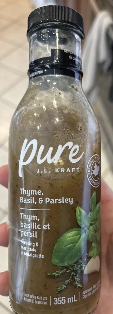 Thyme, Basil, & Parsley Dressing & Marinade