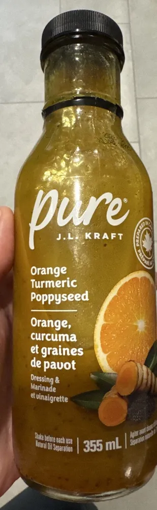 Orange Turmeric Poppyseed Dressing & Marinade