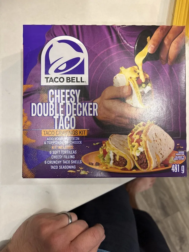 Cheesy Double Decker Taco