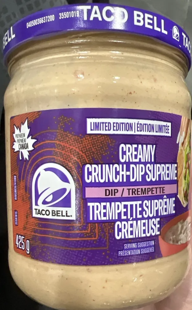 CREAMY CRUNCH-DIP SUPREME