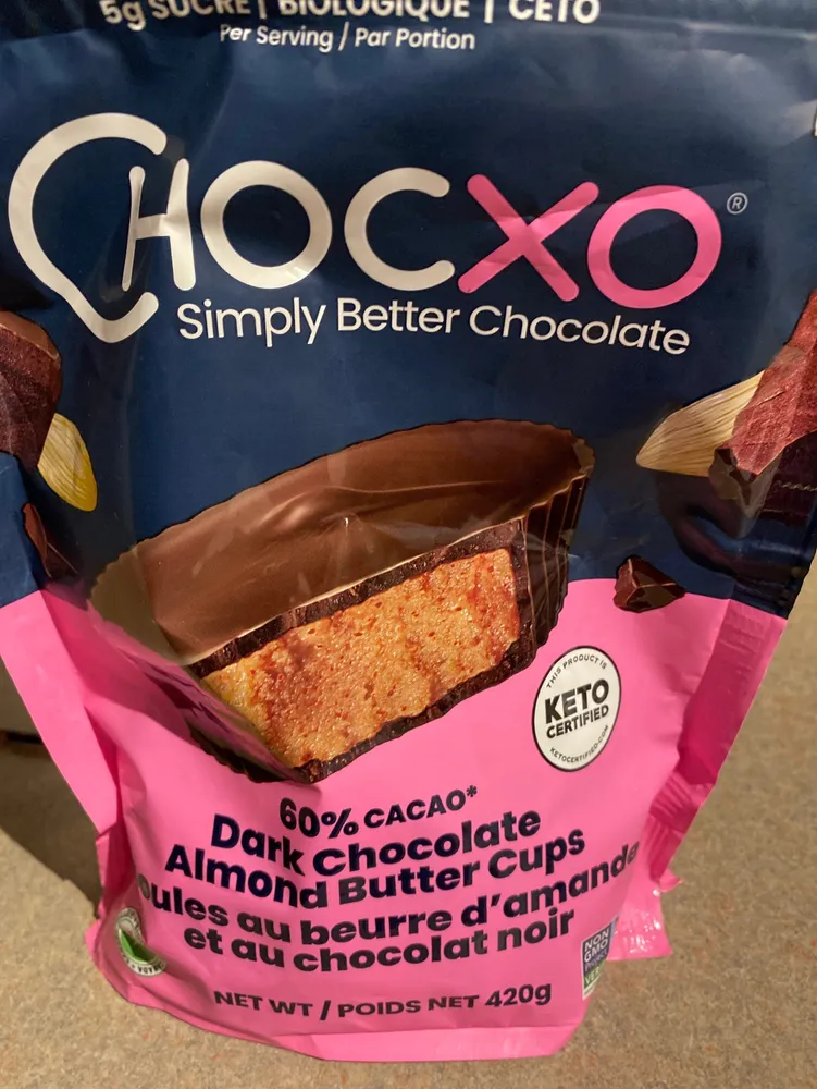 56% Cacao Dark Chocolate Almond Butter Cups