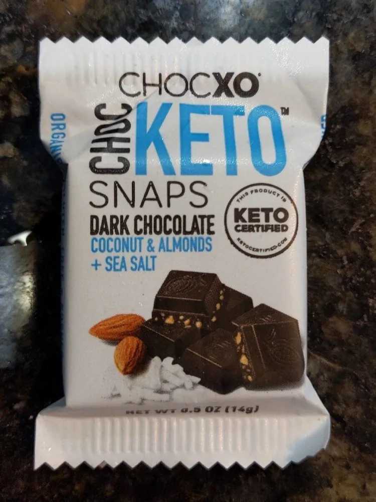 Dark Chocolate Coconut, Almond & Sea Salt Snaps