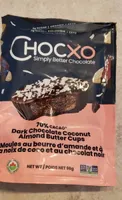 70% Cacao Dark Chocolate Coconut Almond Butter Cups