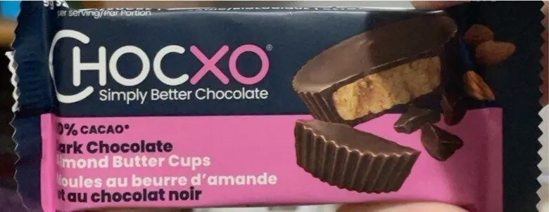 60% dark chocolate almond butter cups