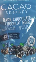 Dark chocolate covered blueberries