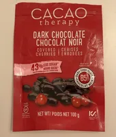 Chocolat noir cerise enrobée