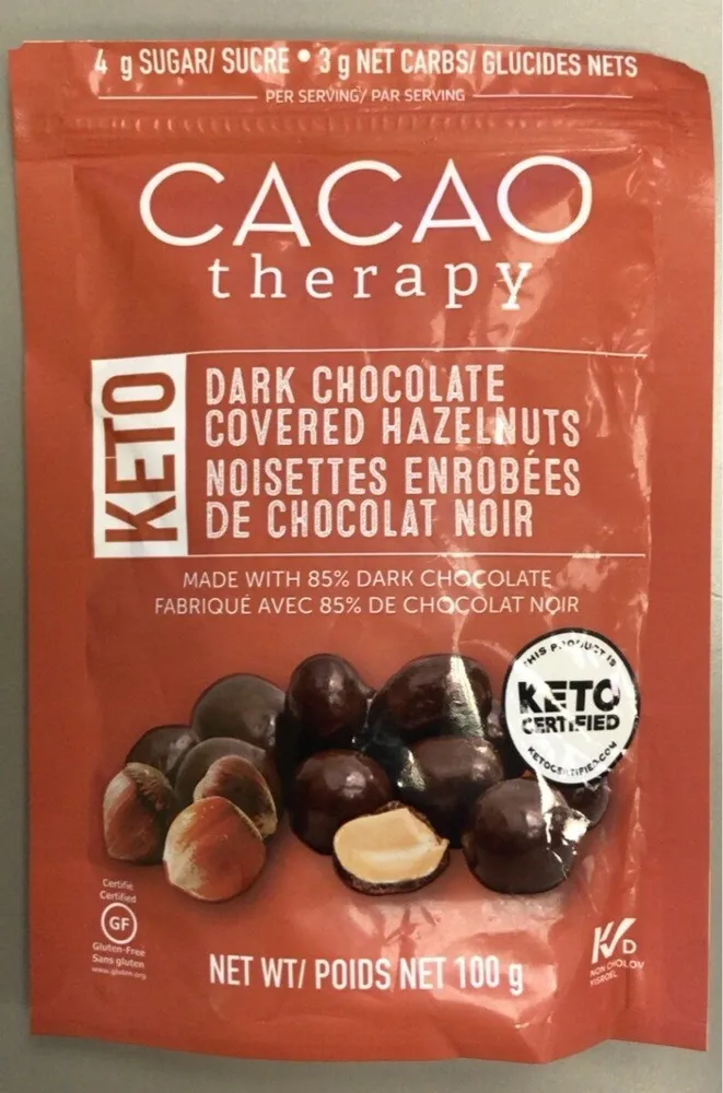 Keto Dark Chocolate covered Hazelnuts