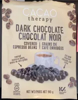 Dark Chocolate covered espresso beans