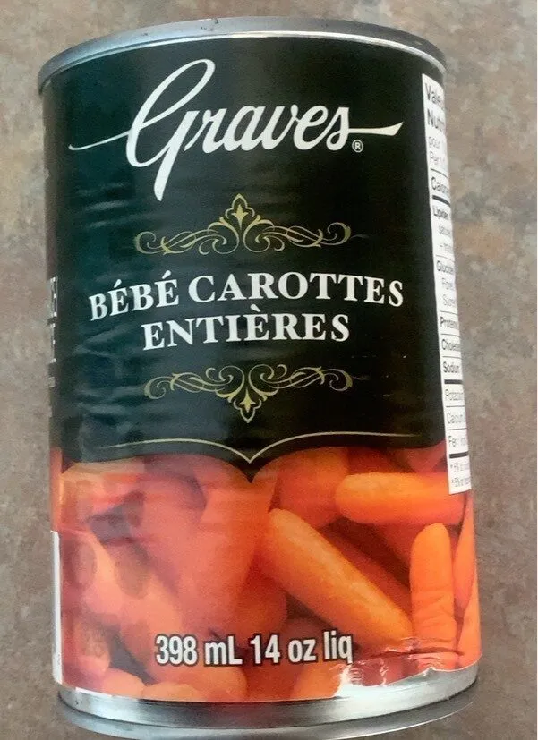 Bébé carottes entières