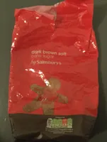 DARK brown soft cane sugar