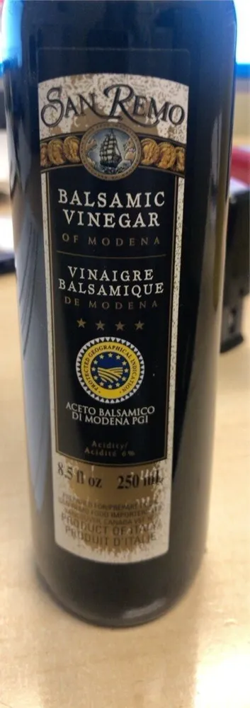 San Remo balsamic vinegar