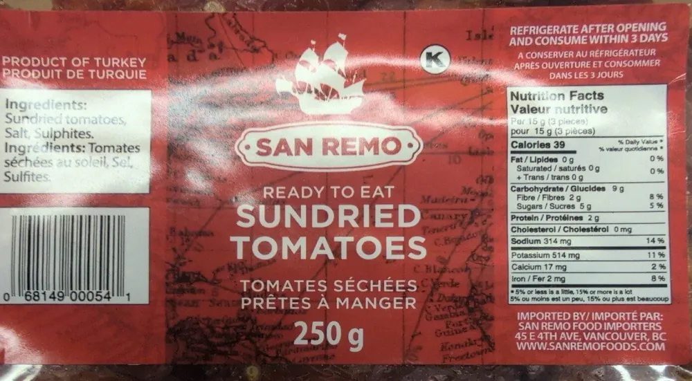 Sun Dried Tomatoes