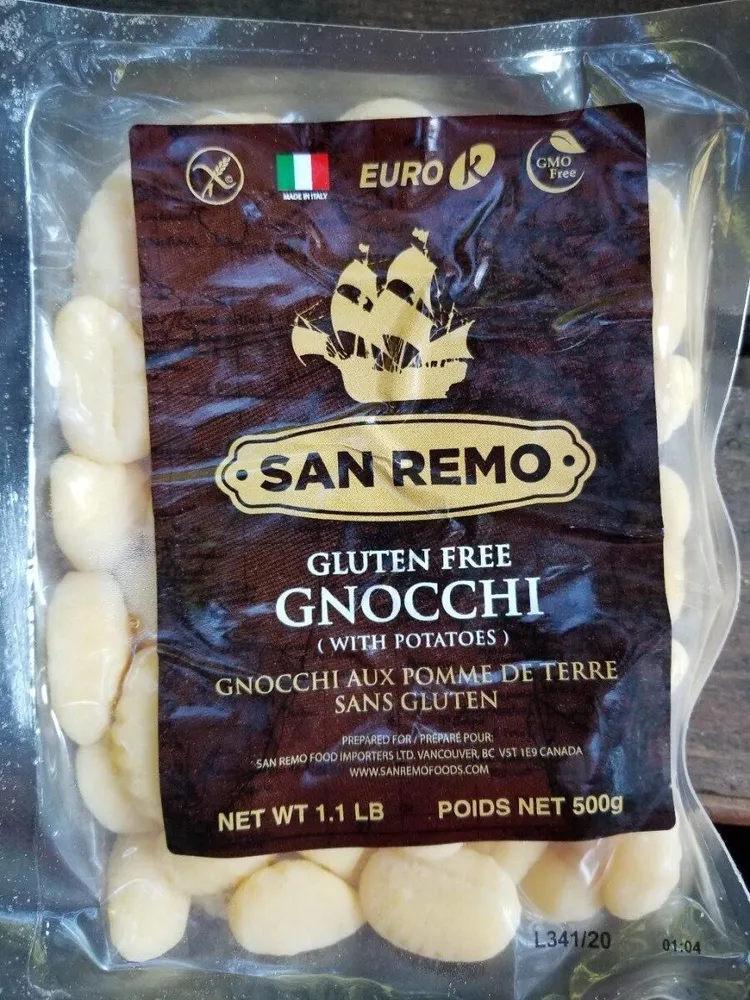 San Remo gnocchi gluten-free