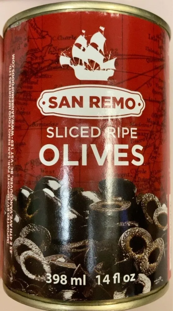Sliced Ripe Olives