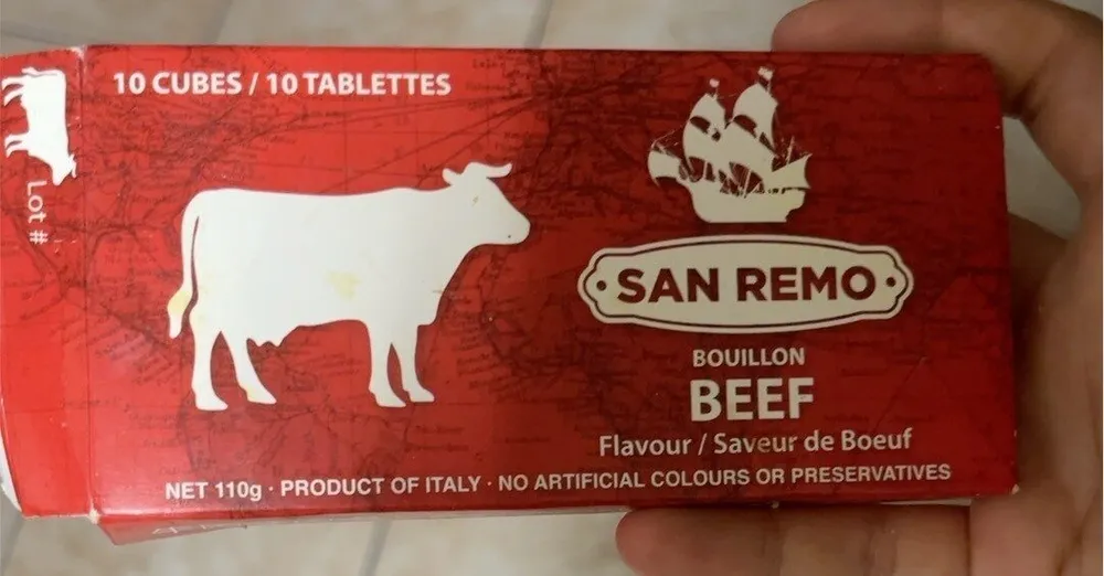 San remo bouillon beef flavour