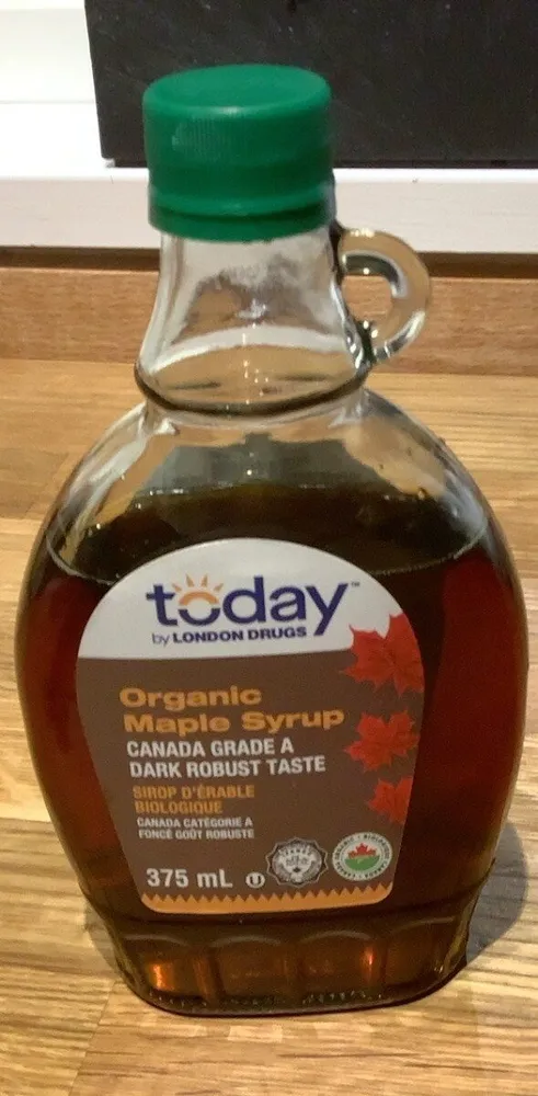 Organic maple syrup