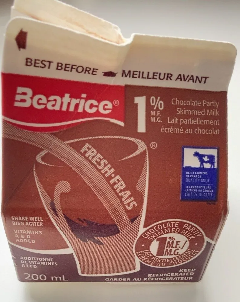Lait au chocolat 1%