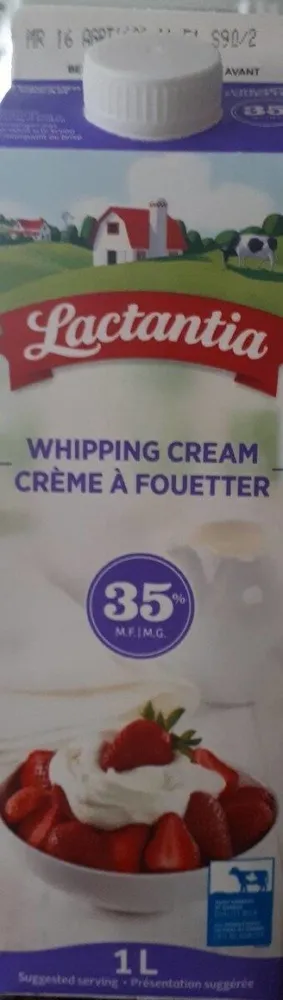 Crème à fouetter