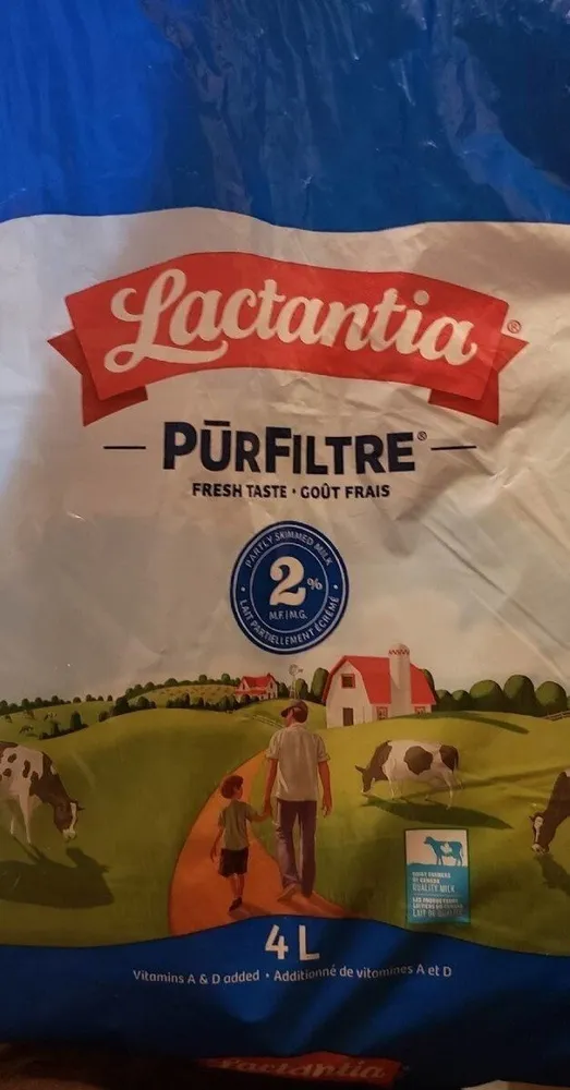 Lait Partiellement écrémé 2% m.g.