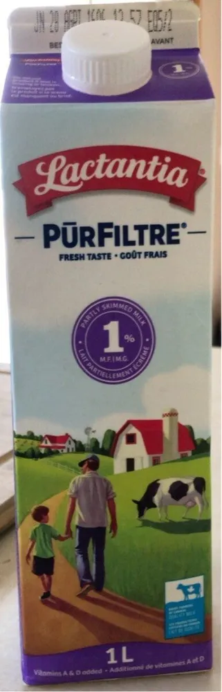 Lait Partiellement écrémé 1% m.g.
