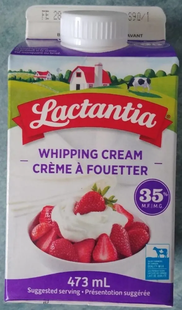 Crème à fouetter
