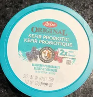Kefir probiotiqure bleuets et grenade