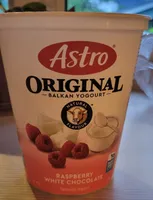Yougourt Balkan framboise chocolat blanc