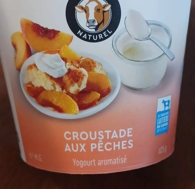 Yogourt Ballan - Croustade aux pêches