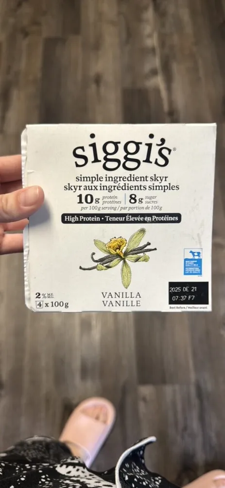 simple ingredient skyr vanilla