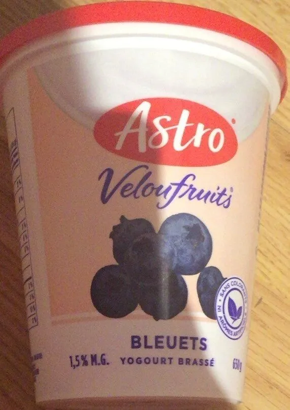 Yogourt brassé bleuet