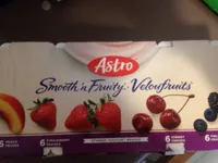 Smooth'n Fruity Yogurt Straw / Peach / Cherry / Fieldbry