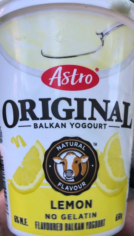 Original Balkan Yogurt Lemon