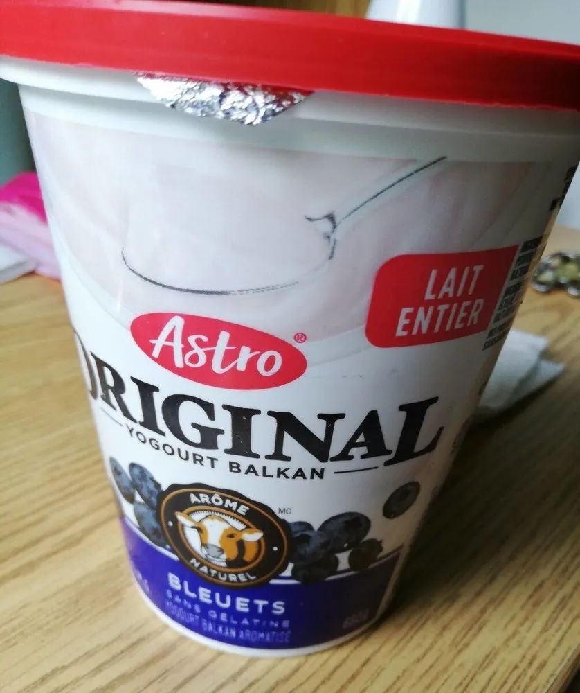 Original yogourt Balkan aromatisé bleuet