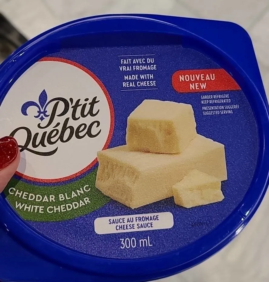 Cheddar blanc sauce au fromage