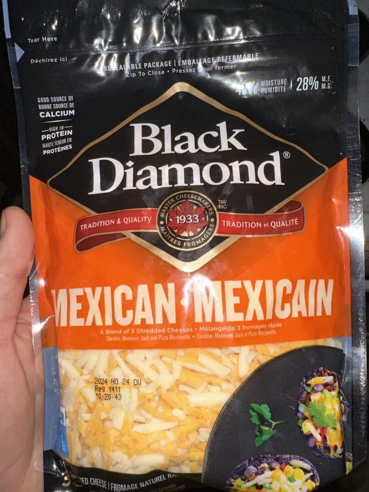 Mexican sheedded cheese