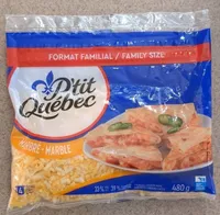 Shredded cheese Marble