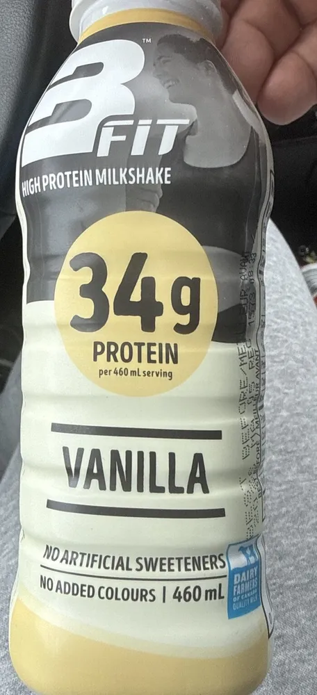 B Fit Lait frappé a teneur élevée en protéines Vanille