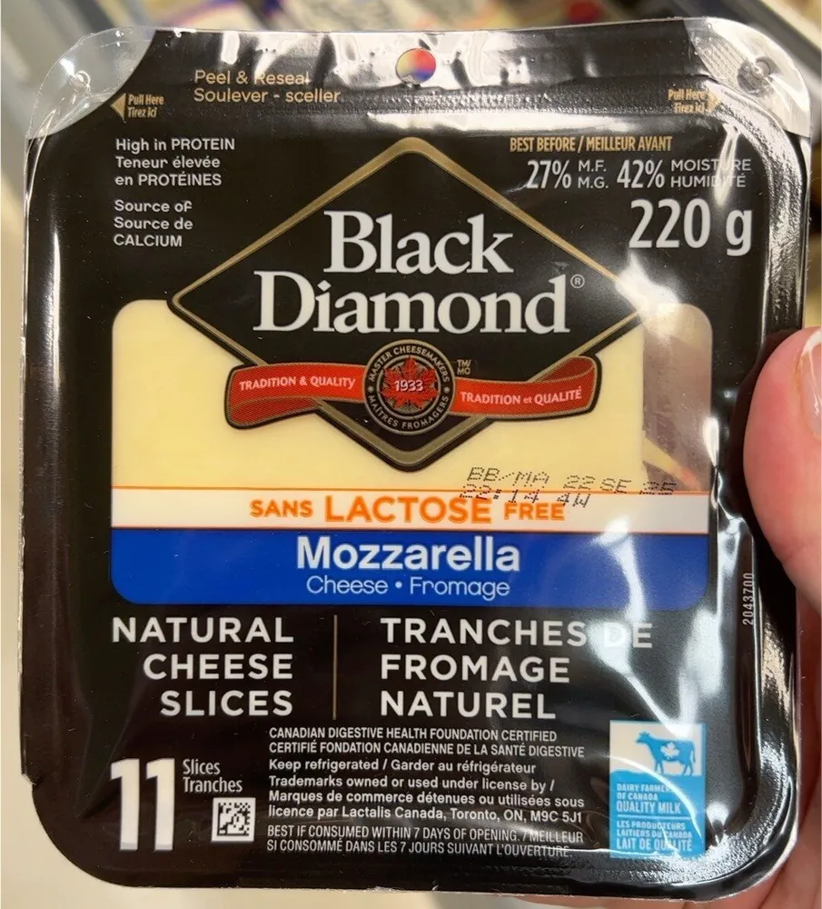 Mozarella sans lactose